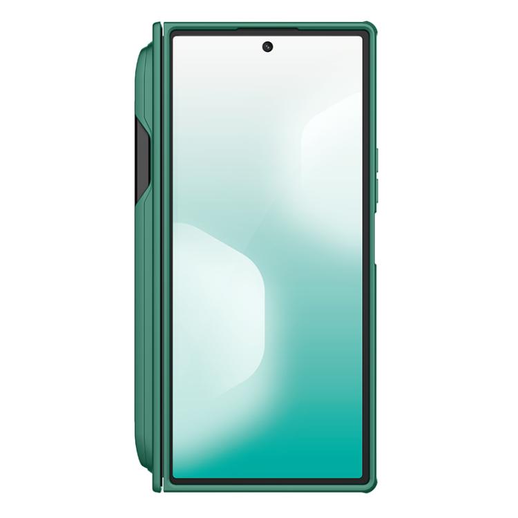 For Samsung Galaxy Z Fold7 5G NILLKIN Frosted Fold PC + TPU MagSafe Magnetic Phone Case with Stylus