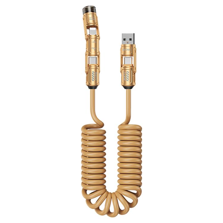 WK WDC-80 240W Car Charging Data Cable with Safety Hammer