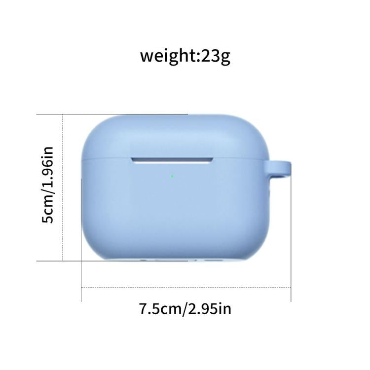 For AirPods Pro 3 Silicone Earphone Protective Case with Hook, Thickness: 2.0mm