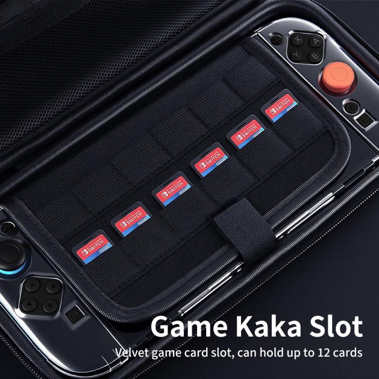 For Nintendo Switch 2 5 in 1 Handheld Game Console Storage Bag Set - Black