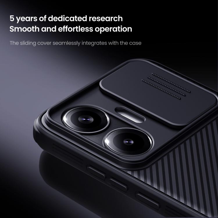 For Xiaomi Poco F7 NILLKIN CamShield Pro PC Phone Case - Black