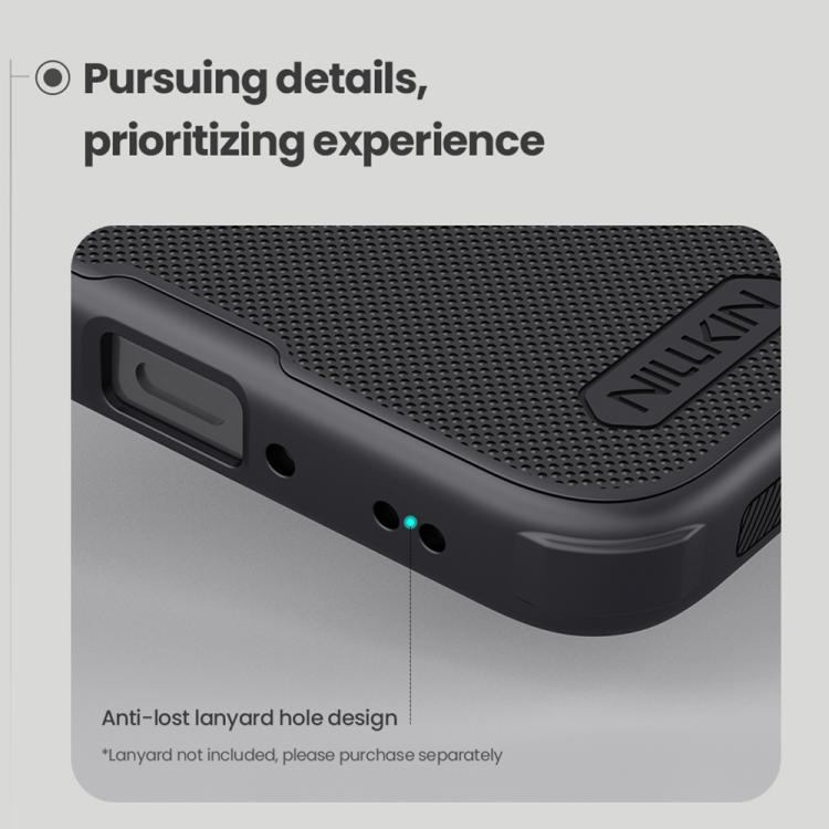For OnePlus Ace 6 NILLKIN Frosted Shield Pro PC + TPU Phone Case - Black