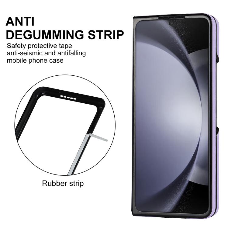 For Samsung Galaxy Z Fold7 5G Rhombic Fold Leather Phone Case