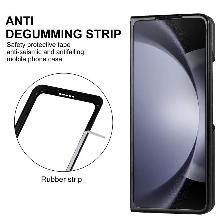 For Samsung Galaxy Z Fold7 5G Rhombic Fold Leather Phone Case