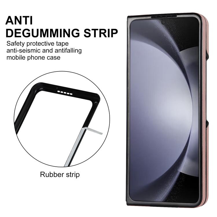 For Samsung Galaxy Z Fold7 5G Rhombic Fold Leather Phone Case