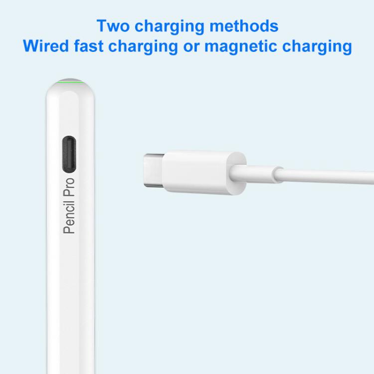 For iPad RedPepper P25 Pro Anti-Mistouch Magnetic Charging Capacitive Stylus - White