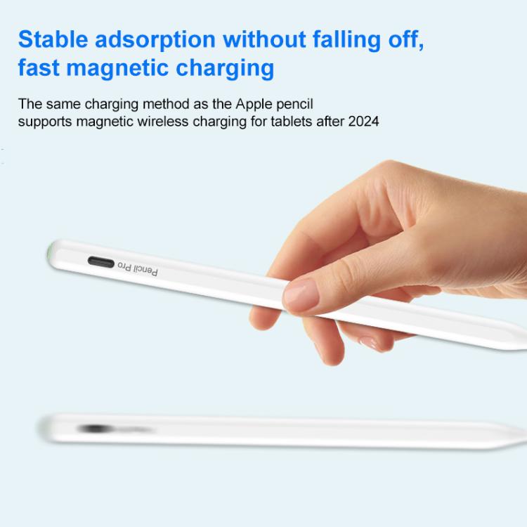 For iPad RedPepper P25 Pro Anti-Mistouch Magnetic Charging Capacitive Stylus - White