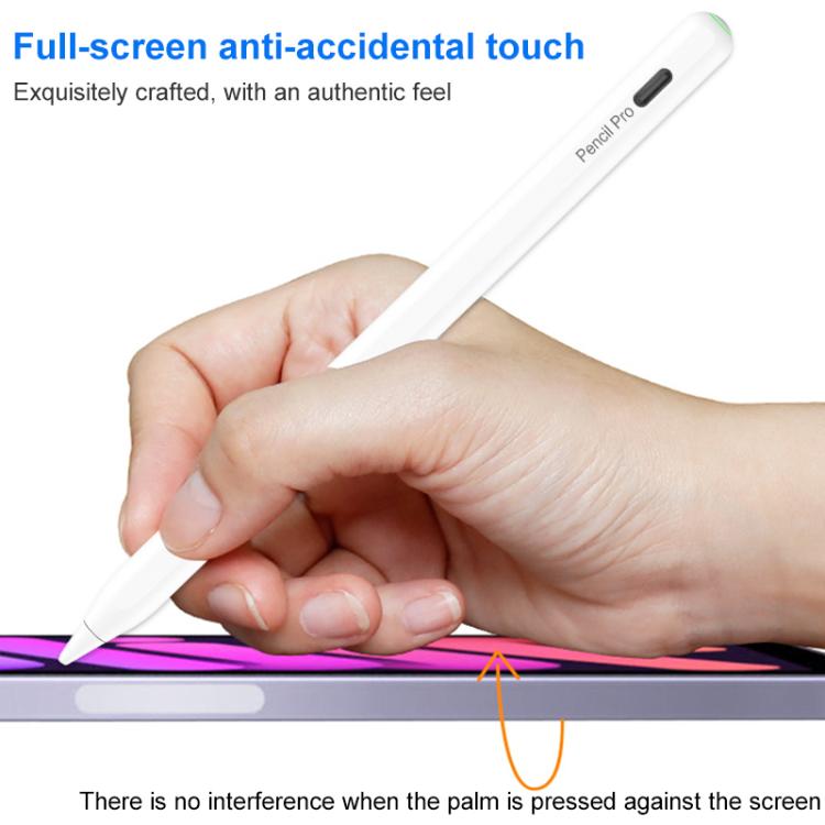 For iPad RedPepper P25 Pro Anti-Mistouch Magnetic Charging Capacitive Stylus - White