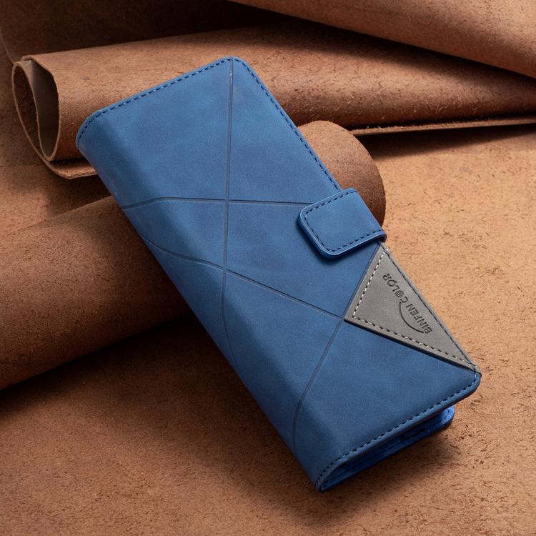 For Samsung Galaxy Z Fold6 Magnetic Buckle Rhombus Texture Leather Phone Case