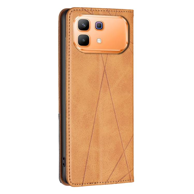 For Infinix Note 60 5G / 60 Pro 5G Rhombus Texture Magnetic Leather Phone Case