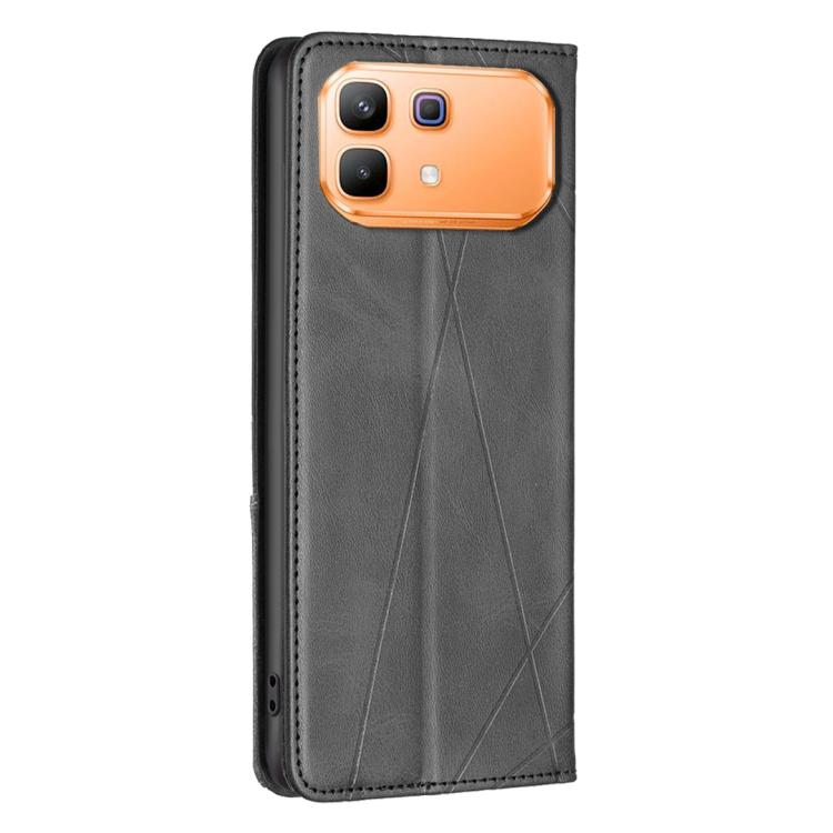For Infinix Note 60 5G / 60 Pro 5G Rhombus Texture Magnetic Leather Phone Case
