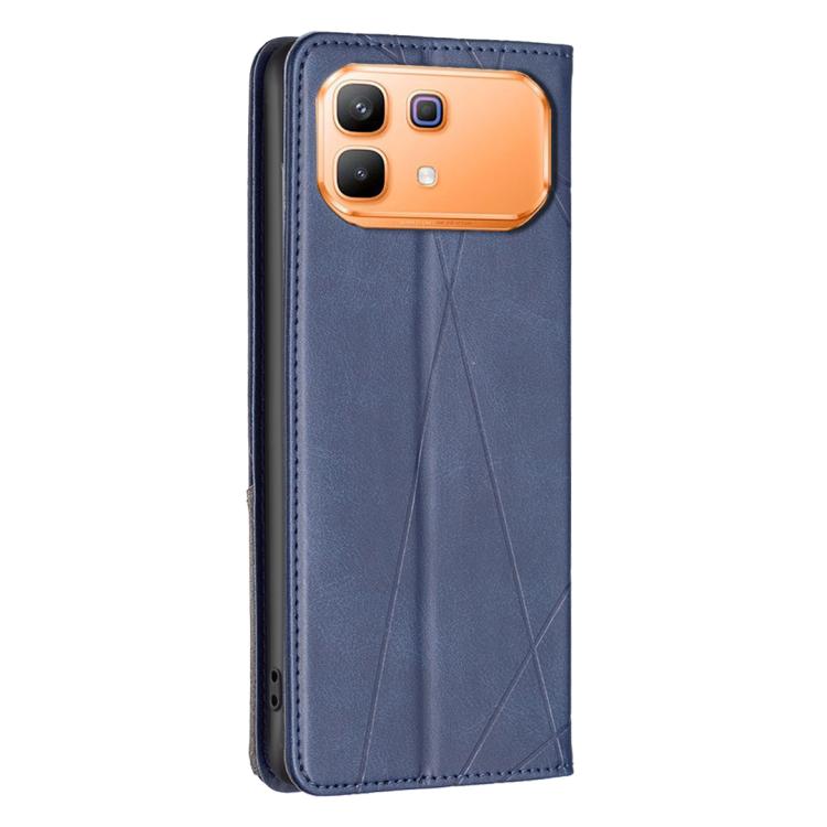 For Infinix Note 60 5G / 60 Pro 5G Rhombus Texture Magnetic Leather Phone Case