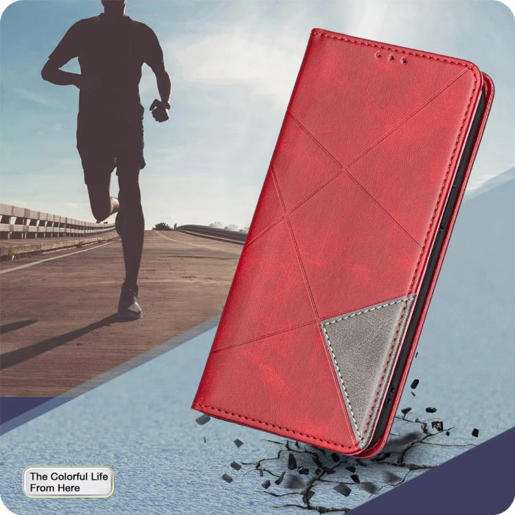 For Infinix Smart 20 4G Rhombus Texture Magnetic Leather Phone Case