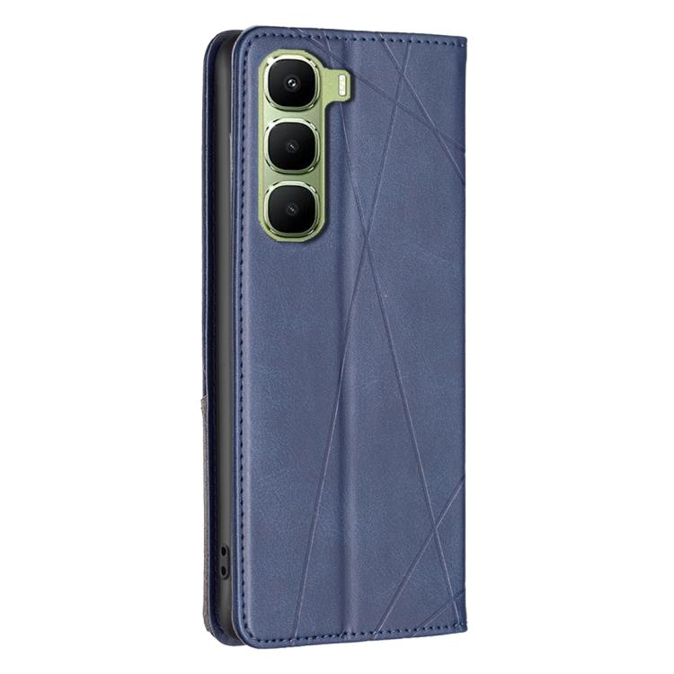 For Infinix Hot 70 5G Rhombus Texture Magnetic Leather Phone Case