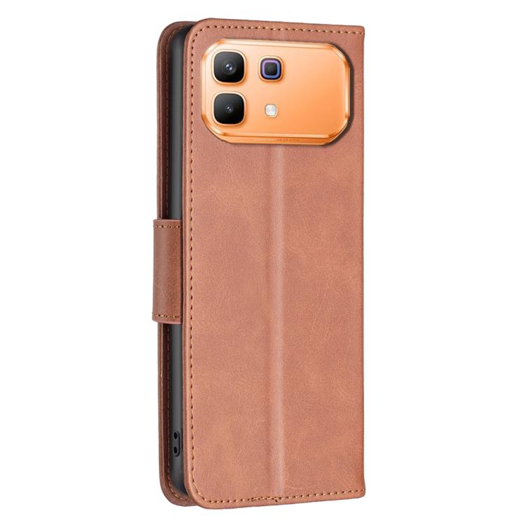 For Infinix Note 60 5G / 60 Pro 5G Lambskin Texture Pure Color Flip Leather Phone Case
