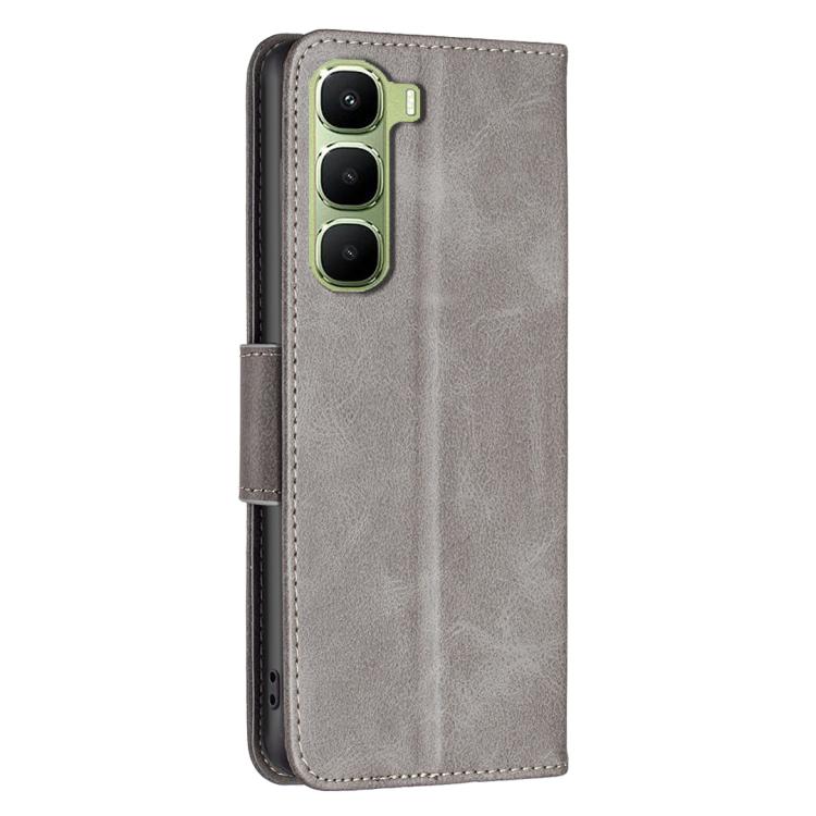 For Infinix Hot 70 5G Lambskin Texture Pure Color Flip Leather Phone Case