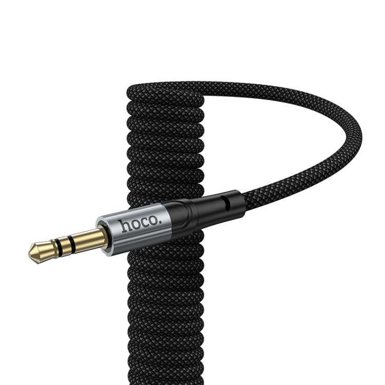 hoco UPA33B Nuevo Type-C to 3.5mm Spring Digital Audio Conversion Cable, Length: 1.5m - Black