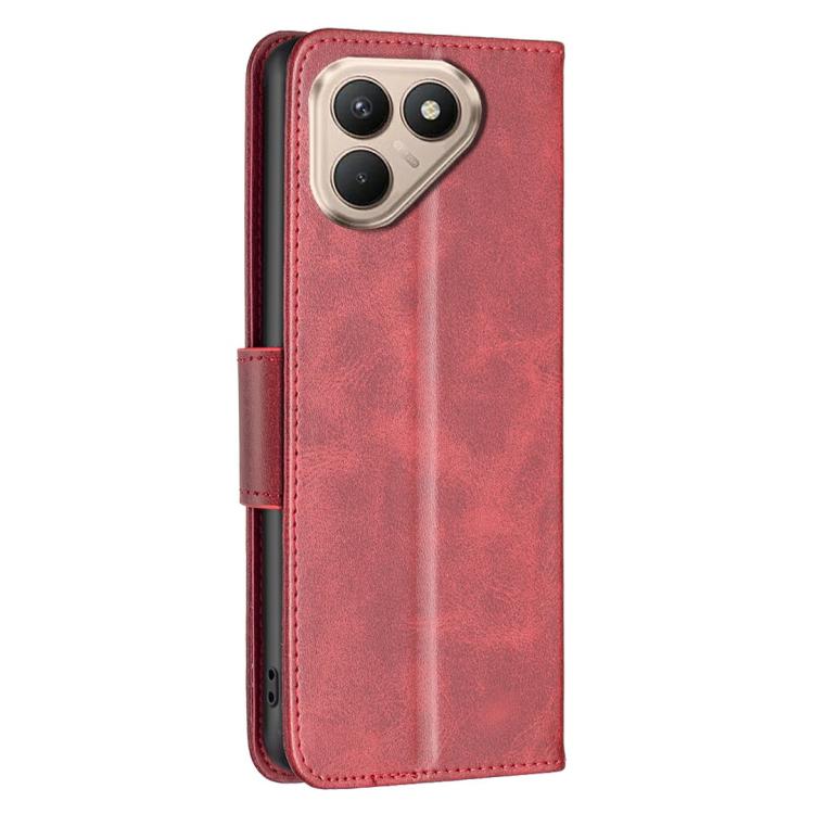 For Tecno Pova 7 Pro 5G Lambskin Texture Pure Color Flip Leather Phone Case