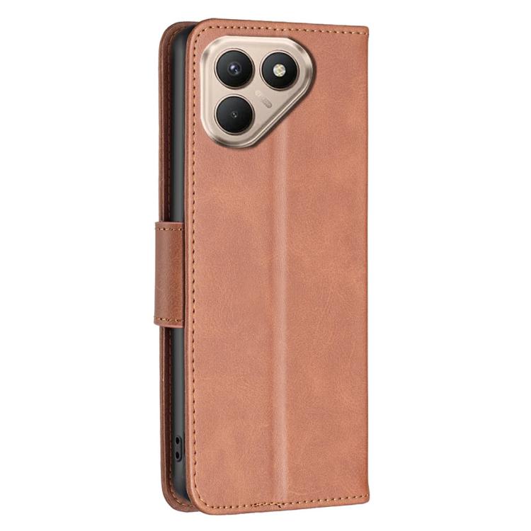 For Tecno Pova 7 Pro 5G Lambskin Texture Pure Color Flip Leather Phone Case