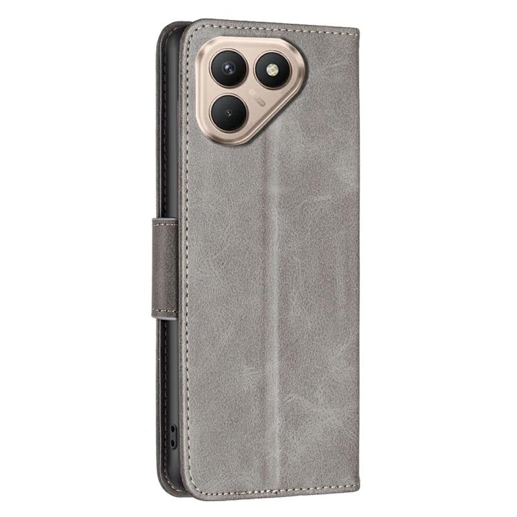 For Tecno Pova 7 Ultra 5G Lambskin Texture Pure Color Flip Leather Phone Case