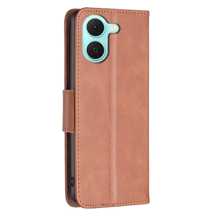 For Tecno Spark Go3 Lambskin Texture Pure Color Flip Leather Phone Case