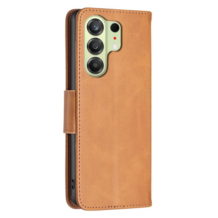 For Tecno Camon 50 4G Lambskin Texture Pure Color Flip Leather Phone Case