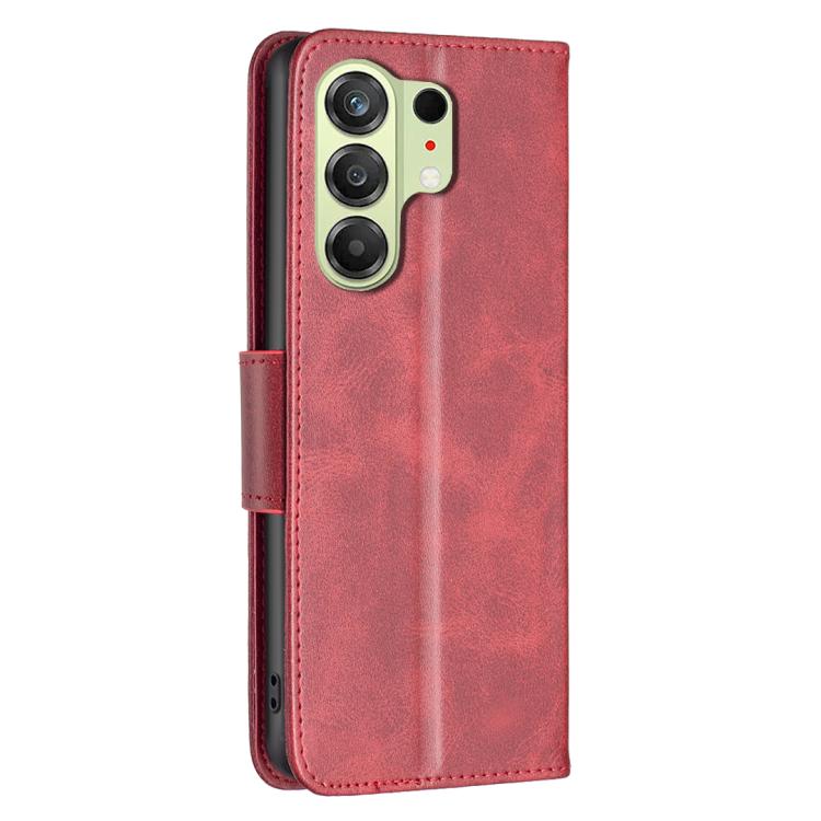 For Tecno Camon 50 4G Lambskin Texture Pure Color Flip Leather Phone Case