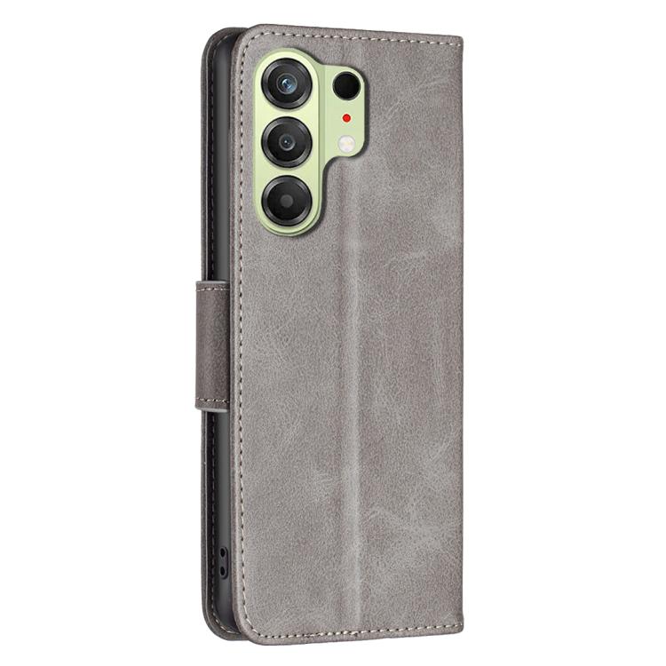 For Tecno Camon 50 4G Lambskin Texture Pure Color Flip Leather Phone Case