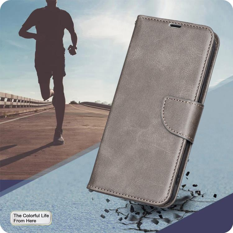 For Tecno Camon 50 4G Lambskin Texture Pure Color Flip Leather Phone Case