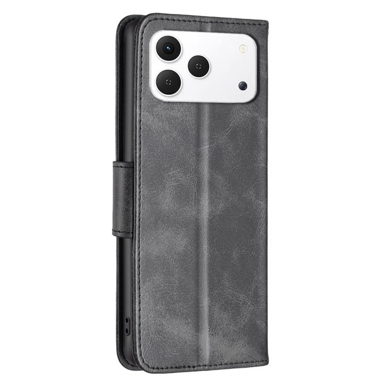 For Tecno Spark 50 4G Lambskin Texture Pure Color Flip Leather Phone Case