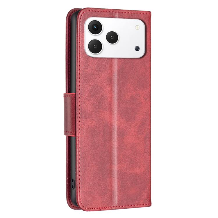 For Tecno Spark 50 4G Lambskin Texture Pure Color Flip Leather Phone Case