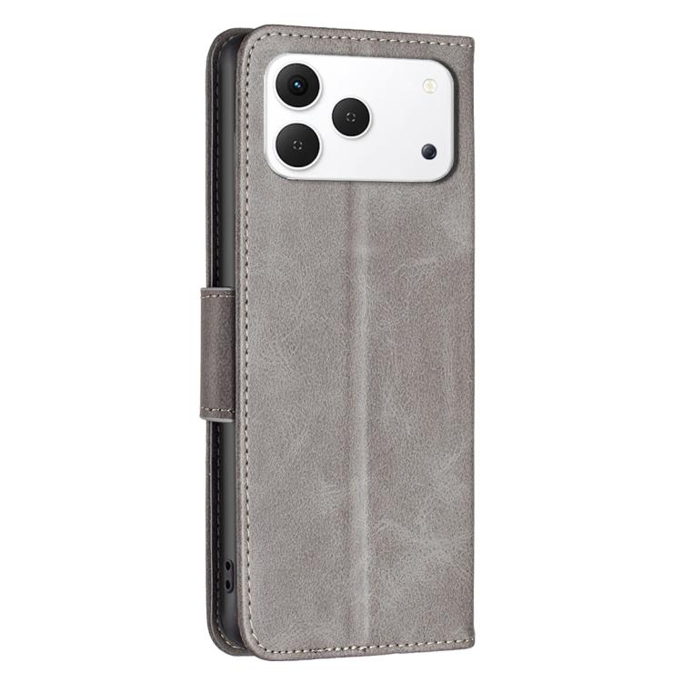 For Tecno Spark 50 4G Lambskin Texture Pure Color Flip Leather Phone Case