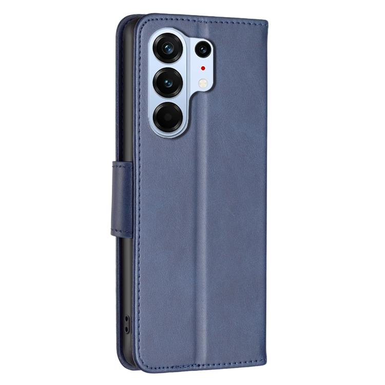 For Tecno Camon 50 Pro 4G Lambskin Texture Pure Color Flip Leather Phone Case