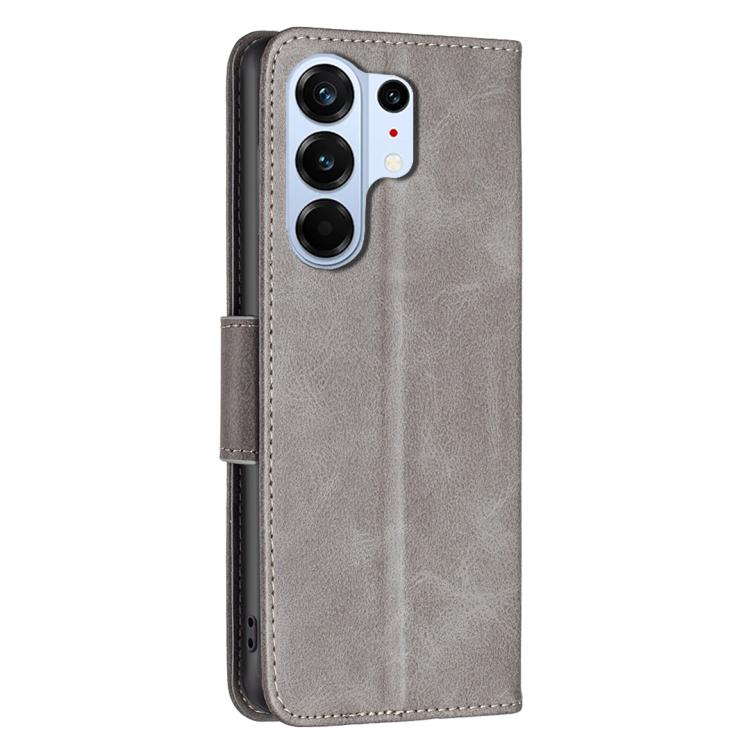 For Tecno Camon 50 Pro 4G Lambskin Texture Pure Color Flip Leather Phone Case