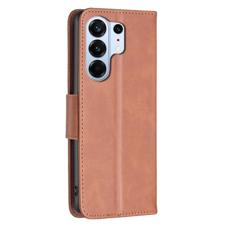 For Tecno Camon 50 Pro 4G Lambskin Texture Pure Color Flip Leather Phone Case