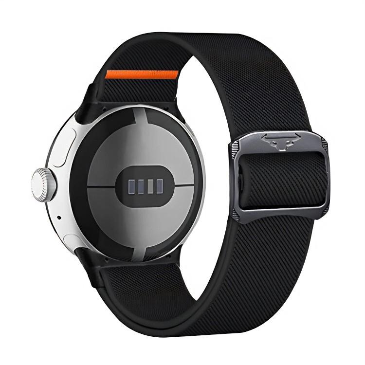For Google Pixel Watch 4 / 3 / 2 / 1 41mm xDfind Elastic Nylon Watch Band