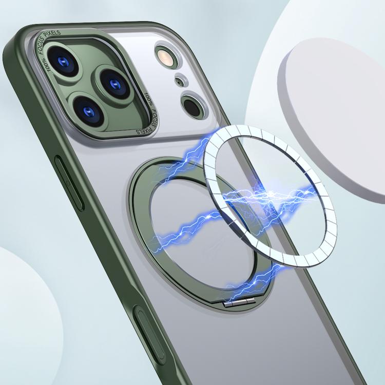 For iPhone 17 Pro Max kalebol MagSafe Metal Ring Holder Phone Case