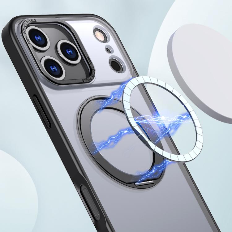 For iPhone 17 Pro kalebol MagSafe Metal Ring Holder Phone Case
