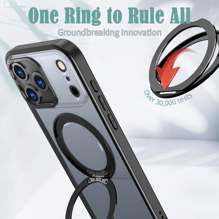 For iPhone 17 Pro kalebol MagSafe Metal Ring Holder Phone Case