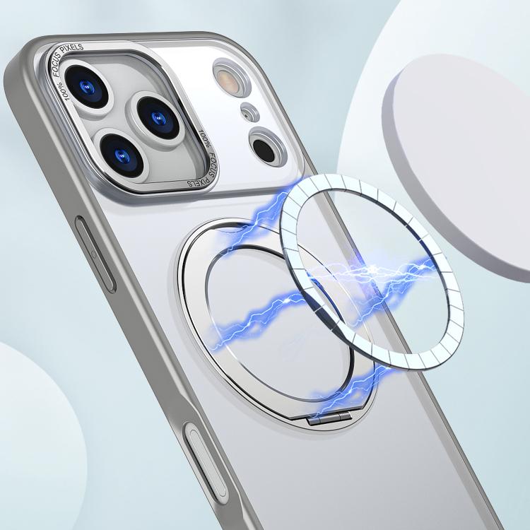 For iPhone 17 Pro kalebol MagSafe Metal Ring Holder Phone Case