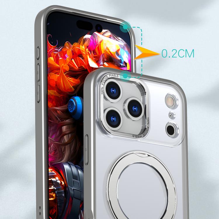 For iPhone 17 Pro kalebol MagSafe Metal Ring Holder Phone Case