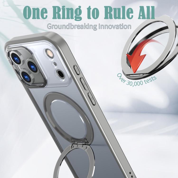 For iPhone 17 Pro kalebol MagSafe Metal Ring Holder Phone Case