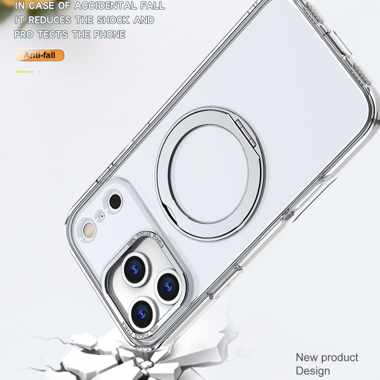 For iPhone 17 Pro kalebol MagSafe Metal Ring Holder Phone Case