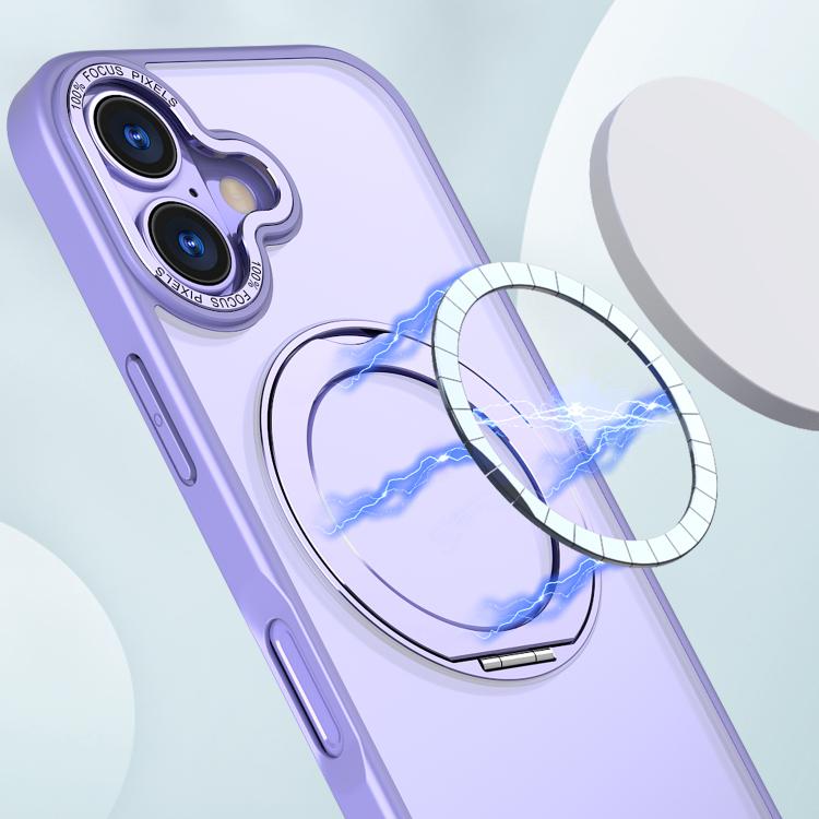 For iPhone 17 kalebol MagSafe Metal Ring Holder Phone Case