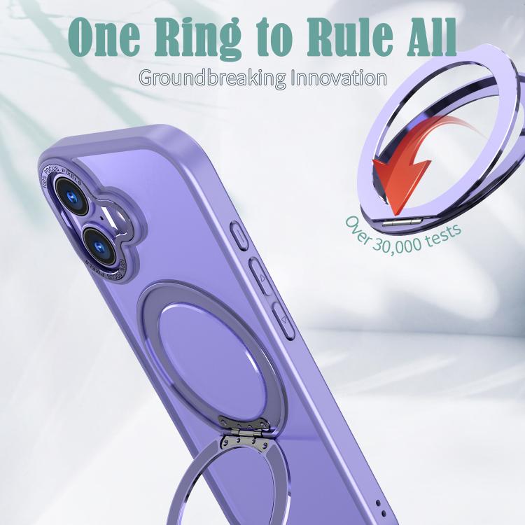 For iPhone 17 kalebol MagSafe Metal Ring Holder Phone Case