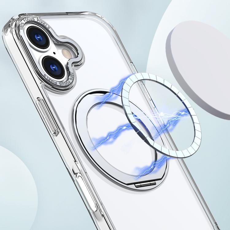 For iPhone 17 kalebol MagSafe Metal Ring Holder Phone Case