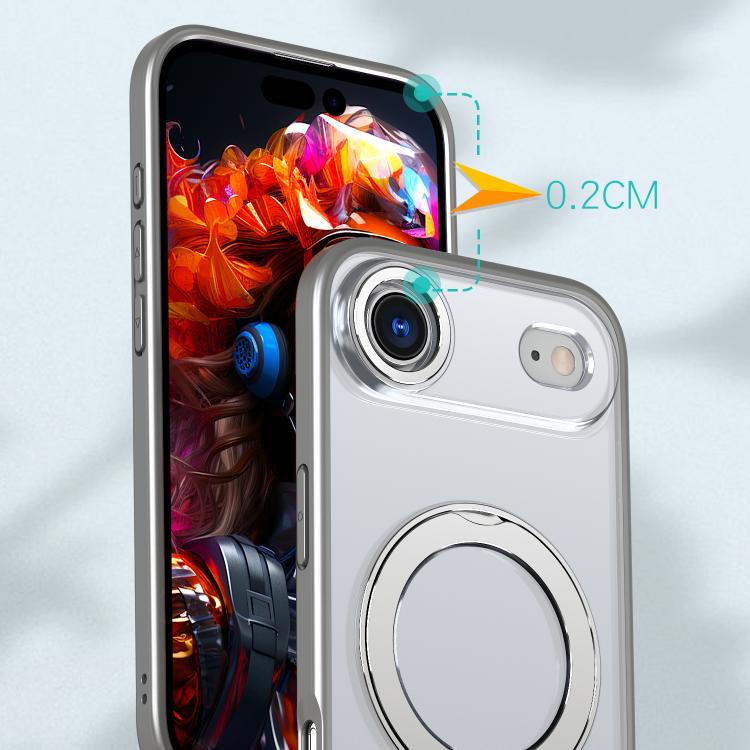 For iPhone Air kalebol MagSafe Metal Ring Holder Phone Case