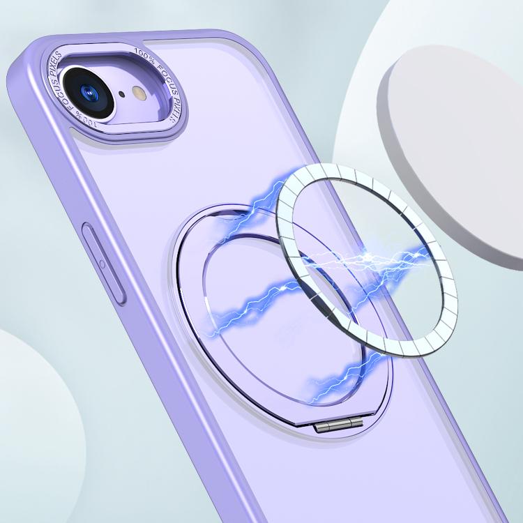 For iPhone 17e / 16e kalebol MagSafe Metal Ring Holder Phone Case