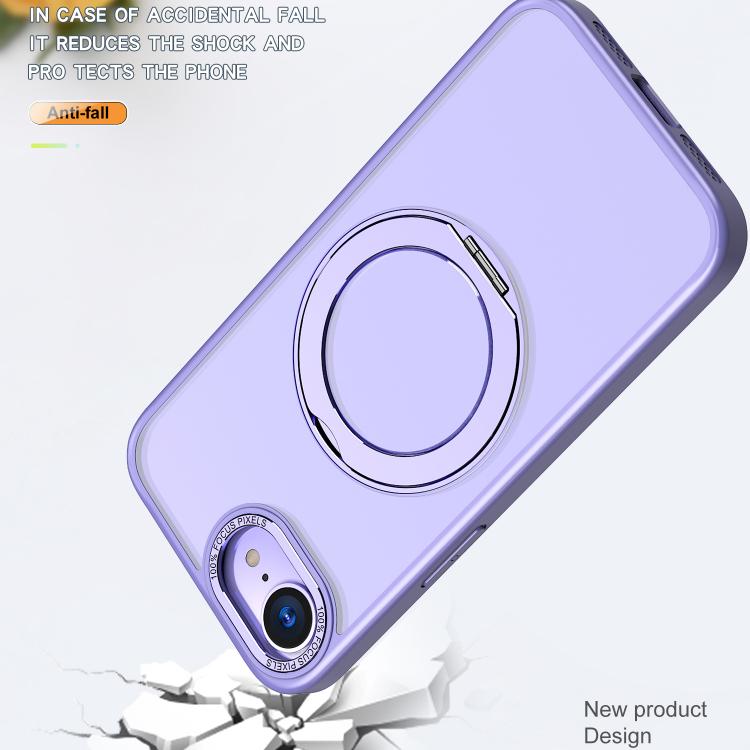 For iPhone 17e / 16e kalebol MagSafe Metal Ring Holder Phone Case