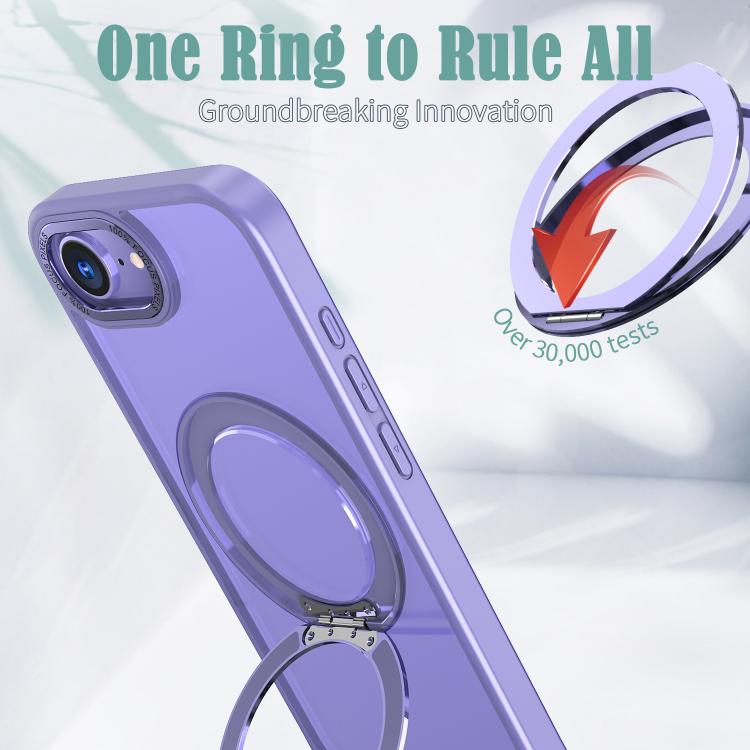 For iPhone 17e / 16e kalebol MagSafe Metal Ring Holder Phone Case